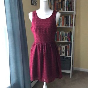 Jack for B.B, Dakota Burgundy Dress Size 4